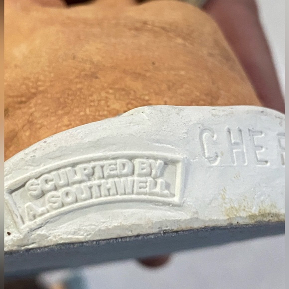 Set of two vintage ceramic heads Chef/Fisherman Lakeland Studios by Southwell - Picture 3 of 15